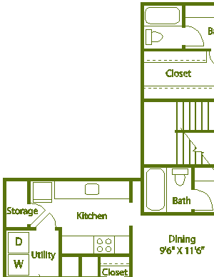 2 bed 2 bath D